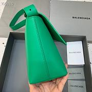 Balenciaga Hourglass shoulder bag in green 12801180 29cm - 3