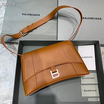 Balenciaga Hourglass shoulder bag in brown 12801180 29cm