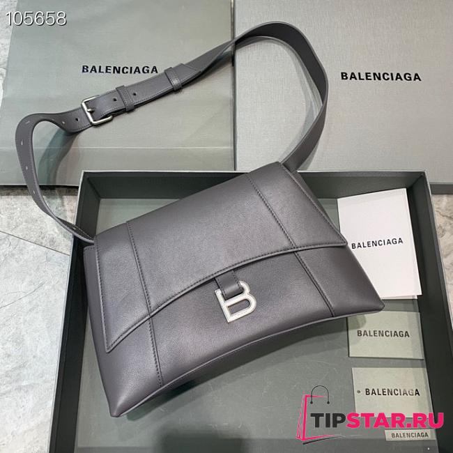 Balenciaga Hourglass shoulder bag in grey 12801180 29cm - 1