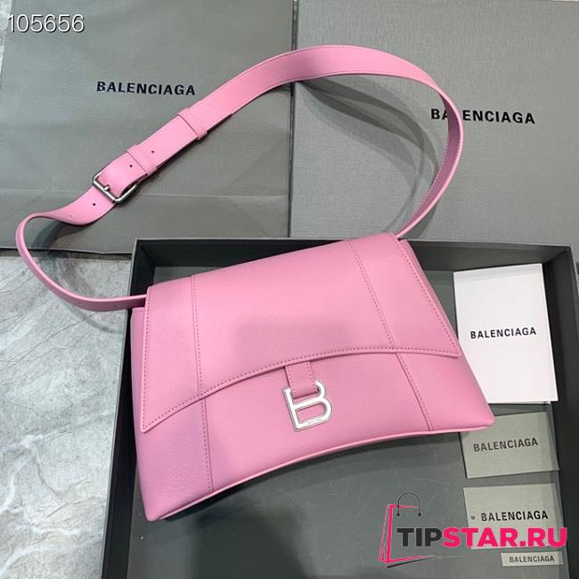 Balenciaga Hourglass shoulder bag in pink 12801180 29cm - 1