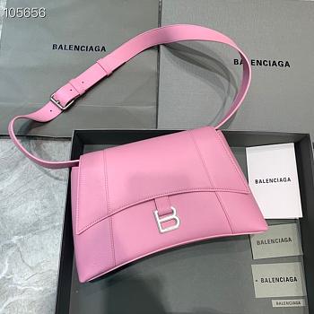Balenciaga Hourglass shoulder bag in pink 12801180 29cm