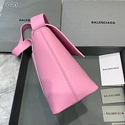 Balenciaga Hourglass shoulder bag in pink 12801180 29cm - 4