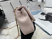 Chanel Small Flap Bag Large Chain Light Pink Lambskin AS1353 size 16x24x6 cm - 4