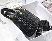 Dior Lady my ABCDIOR bag black cannage lambskin M8013 20cm - 3