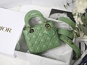 Dior Lady my ABCDIOR bag green cannage lambskin M8013 20cm - 1