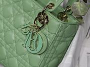 Dior Lady my ABCDIOR bag green cannage lambskin M8013 20cm - 2