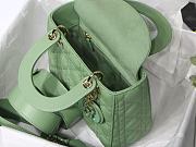Dior Lady my ABCDIOR bag green cannage lambskin M8013 20cm - 3