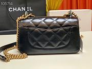 Chanel Cosmopolite flap bag black 91865 20cm - 6