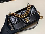 Chanel Cosmopolite flap bag black 91865 20cm - 3