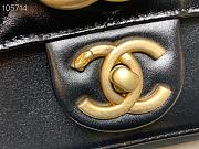 Chanel Cosmopolite flap bag black 91865 20cm - 2