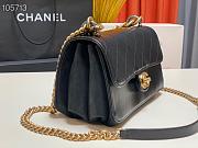 Chanel Cosmopolite flap bag black 91864 24cm - 2