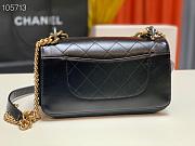 Chanel Cosmopolite flap bag black 91864 24cm - 3