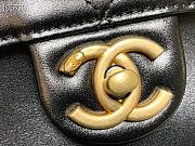Chanel Cosmopolite flap bag black 91864 24cm - 6