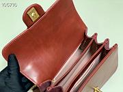 Chanel Cosmopolite flap bag red 91865 20cm - 3