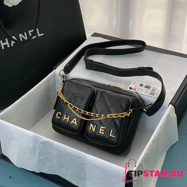 Chanel Camera case bag black AS2923 20.5cm - 1
