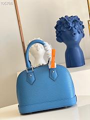 LV Alma BB epi leather blue M59217 23.5cm - 5