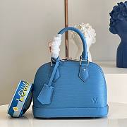 LV Alma BB epi leather blue M59217 23.5cm - 1