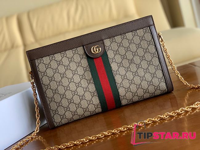 Gucci GG Supreme ophidia medium shoulder bag 503876 32.5cm - 1