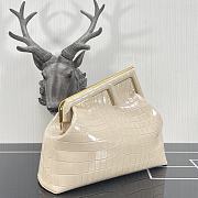 Fendi first small crocodile leather white 2217 32.5cm - 4