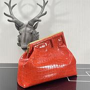 Fendi first small crocodile leather red 2217 32.5cm - 6