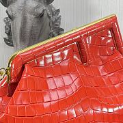 Fendi first small crocodile leather red 2217 32.5cm - 2