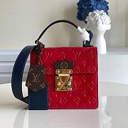 LV Spring street monogram vernis leather in scarlet M90505 17cm - 1