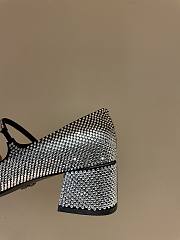 Prada Satin pumps with crystals 1I755M - 4