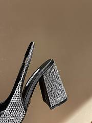 Prada Satin sling-back pumps with crystals 1I767M - 6