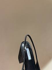 Prada Satin sling-back pumps with black crystals 1I767M - 5