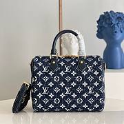 LV Speedy bandoulière 25 denim jacquard textile M59609 25cm - 1