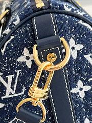 LV Speedy bandoulière 25 denim jacquard textile M59609 25cm - 2