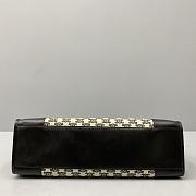 Celine Horizontal cabas in textile with triomphe embroidery black 60117 43cm - 5