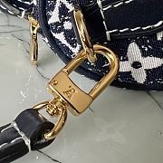 LV Nano Speedy Denim Bag - M81168 - 16 x 12.5 x 10 cm - 5