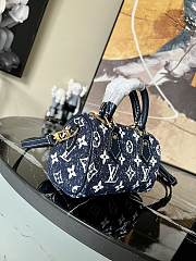 LV Nano Speedy Denim Bag - M81168 - 16 x 12.5 x 10 cm - 4