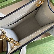 Gucci Mini tote bag with Interlocking white - 671623 - 16*20*7cm - 4