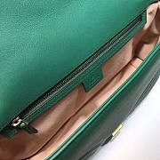 GUCCI Marmont medium matelassé Green shoulder bag - 443496 - 31x19x7cm - 2