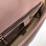 Gucci Marmont medium matelassé Dusty Pink shoulder bag - 443496 - 31x19x7cm - 4