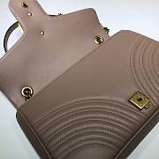 Gucci Marmont medium matelassé beige shoulder bag - 443496 - 31x19x7cm - 2