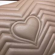 Gucci Marmont medium matelassé beige shoulder bag - 443496 - 31x19x7cm - 6
