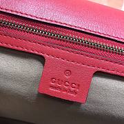Gucci Marmont medium matelassé red shoulder bag - 443496 - 31x19x7cm - 5