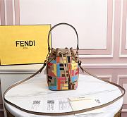 Fendi Mon Tresor Multicolor FF canvas mini-bag 8BS010 18x10x12cm - 1