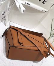 Loewe Puzzle bag in classic calfskin tan 18x12.5x8cm - 6