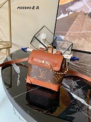 LV MINI STEAMER POUCH IN BROWN M00340 9.5x9.5cm - 1