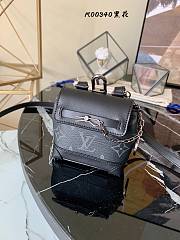 LV MINI STEAMER POUCH IN BLACK M00340  9.5x9.5 cm - 1