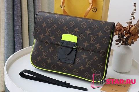 LV S LOCK A4 POUCH M80560 27x21x3.5cm - 1