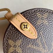 LV ROUND COIN PURSE M68524  8x4x8cm - 3