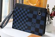 LV STANDING POUCH BLUE N60448  21x27x5cm - 1