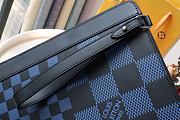 LV STANDING POUCH BLUE N60448  21x27x5cm - 5