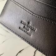 LV SLENDER WALLET BLACK M80520 11x8.5x2cm - 6