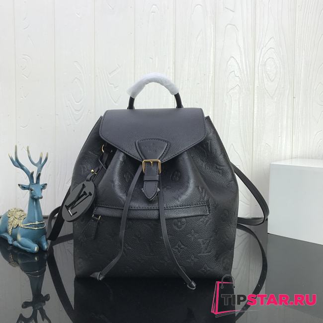 LV MONTSOURIS BACKPACK BLACK M45205 27.5x33x14cm - 1